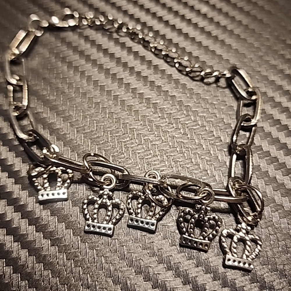 Stainless Steel 7" Charm Bracelet
